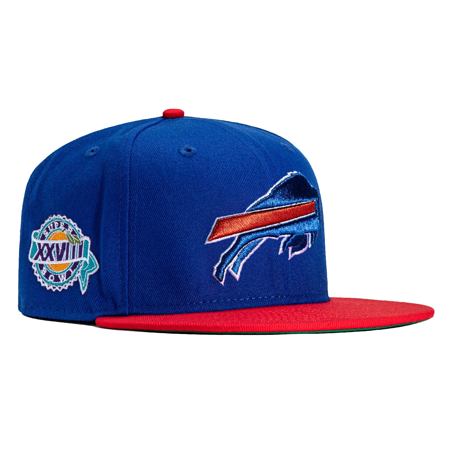 New Era 59Fifty Buffalo Bills 1994 Super Bowl Patch Hat - Royal, Red