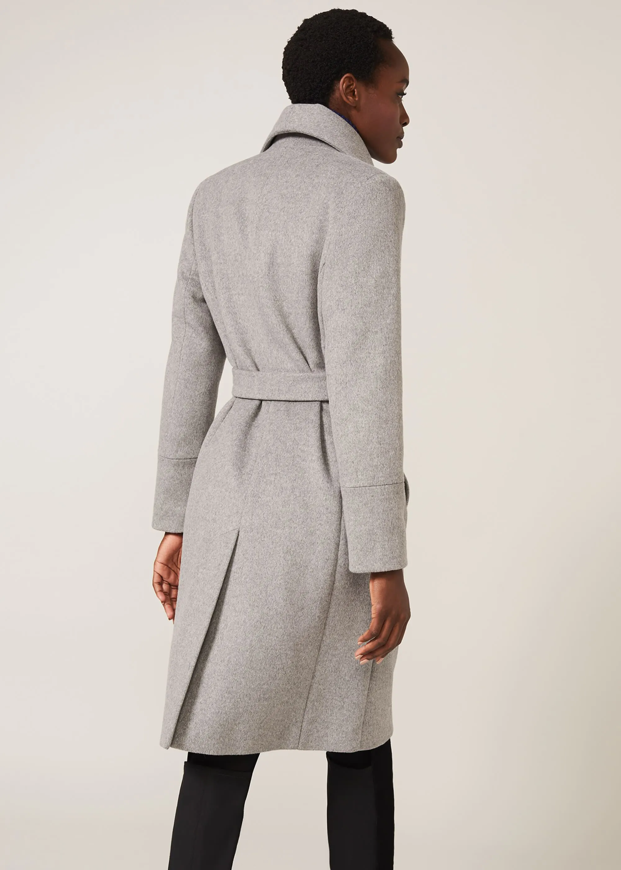 Nicci Belted Wool Coat