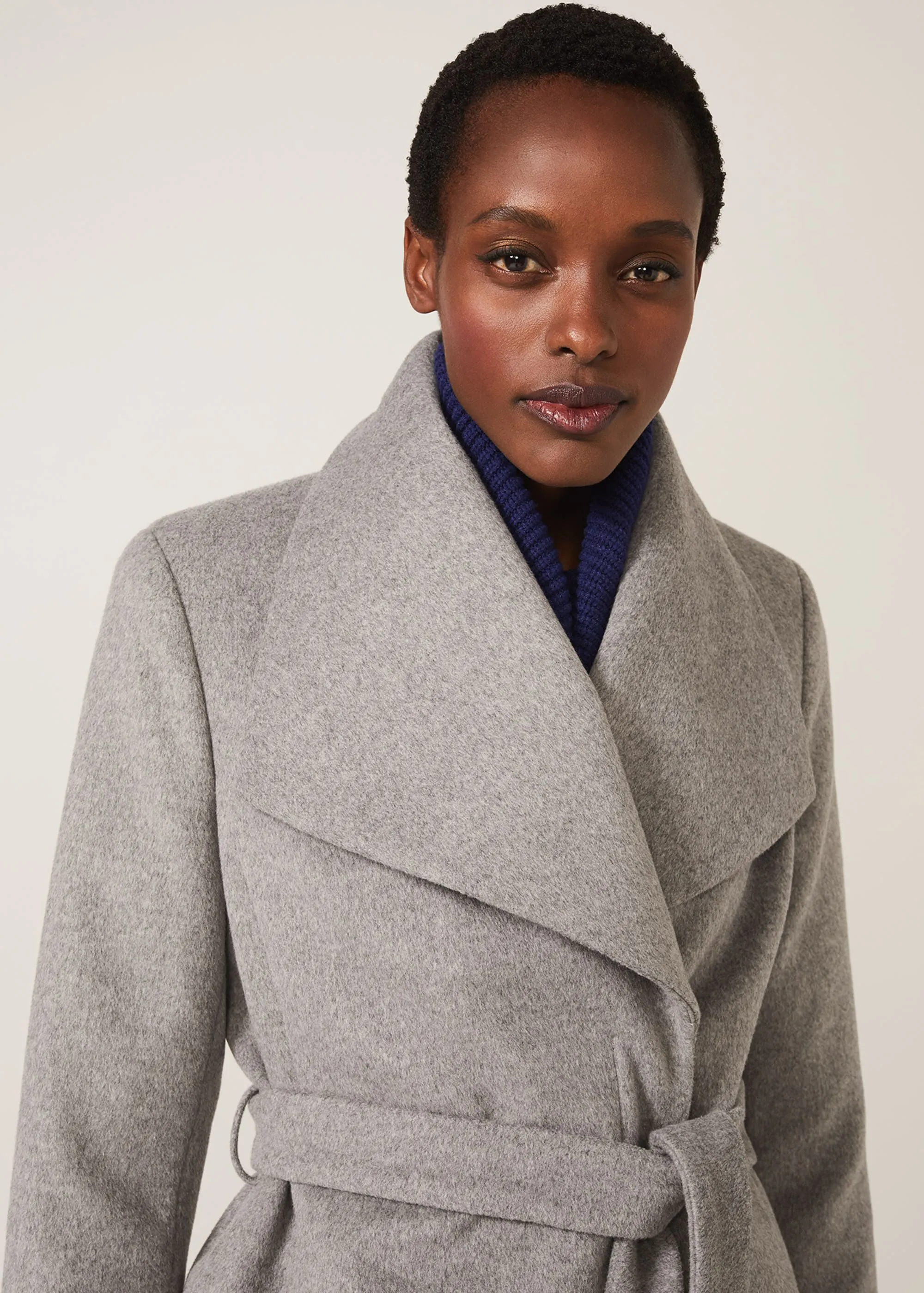 Nicci Belted Wool Coat