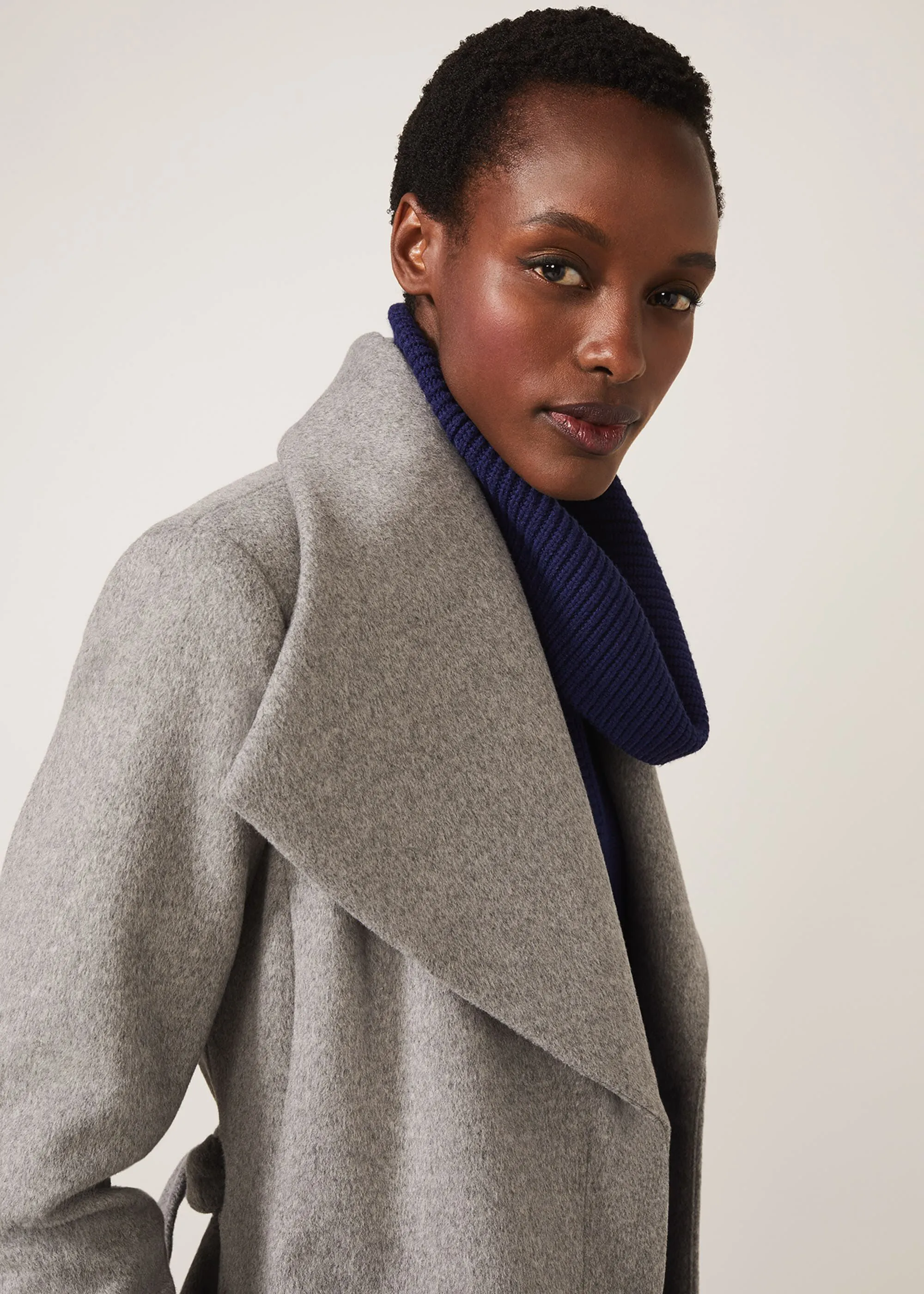 Nicci Belted Wool Coat