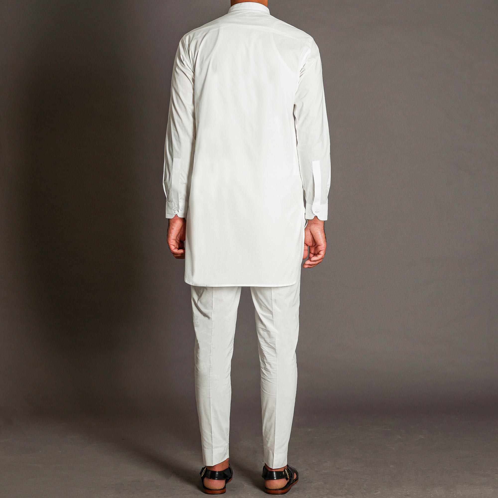 Off White Short Kurta