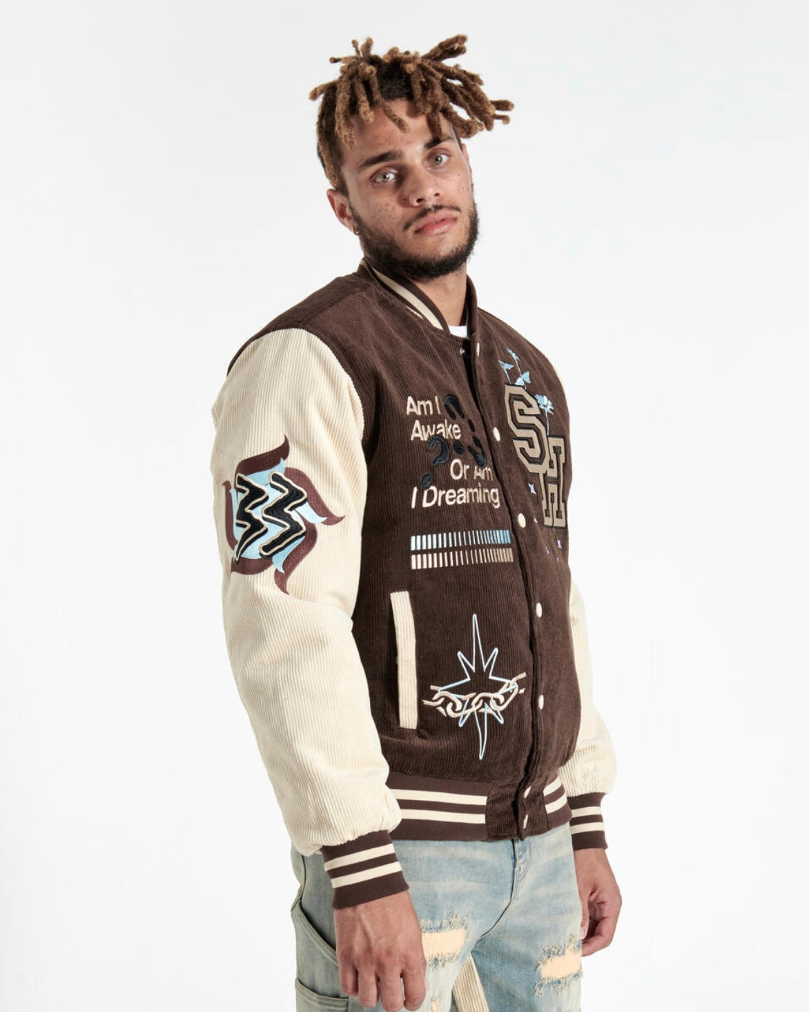 Paranoid Coruroy Letterman Jacket