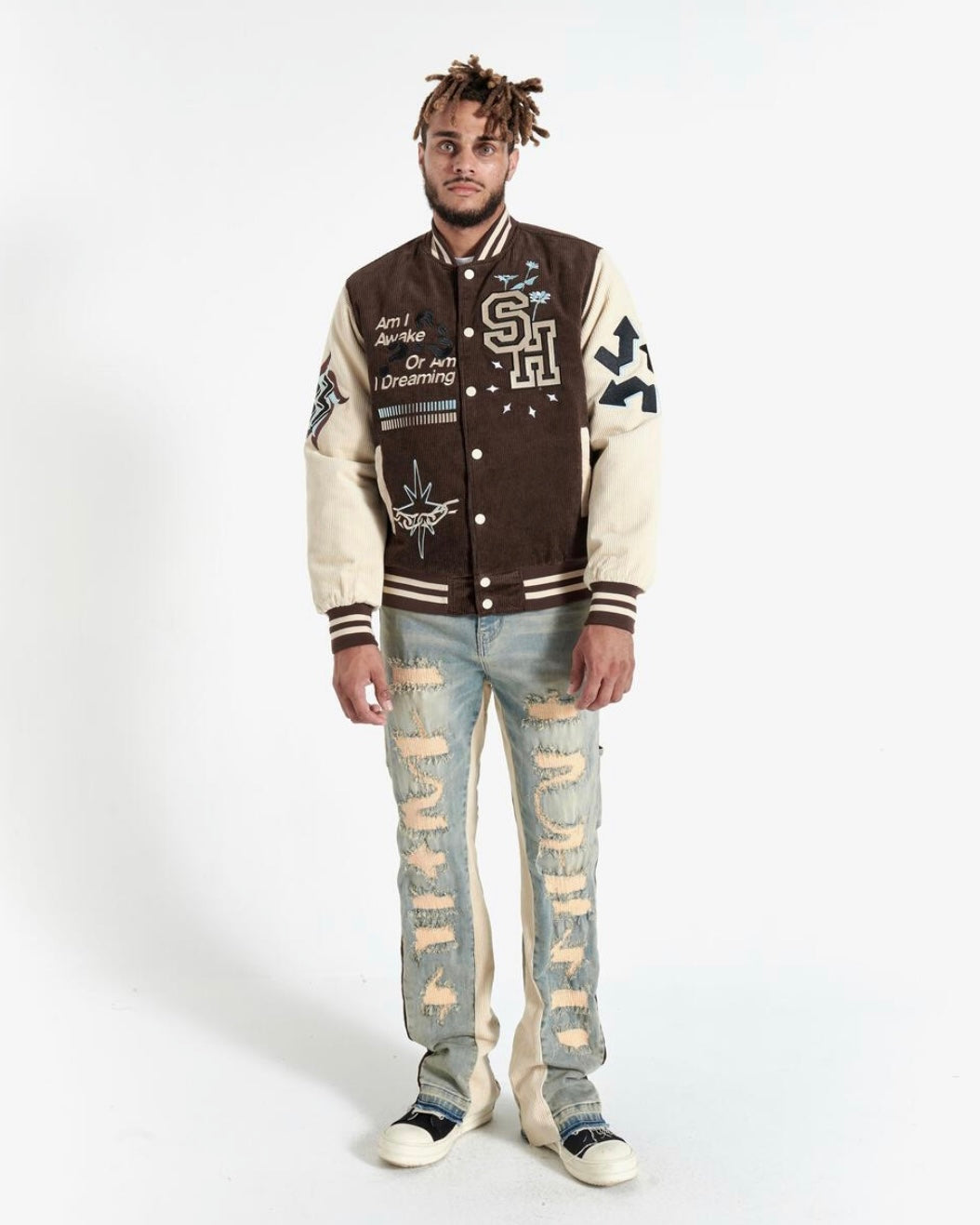 Paranoid Coruroy Letterman Jacket