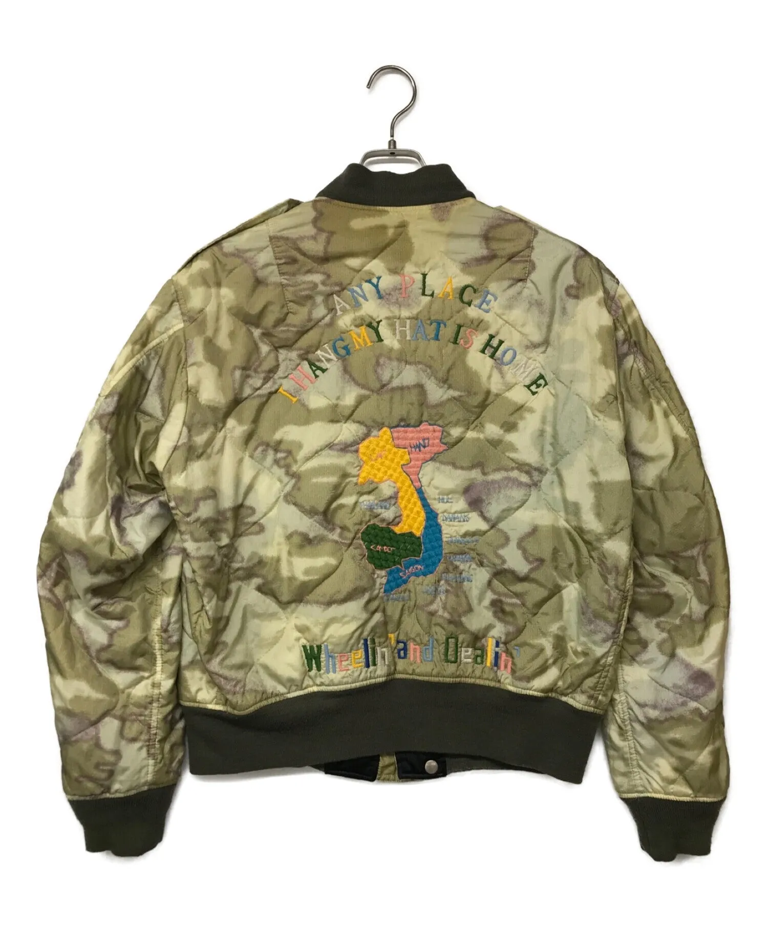 [Pre-owned] Y's for men Vietnam Embroidery Reversible Flight Jacket MT-Y14-602