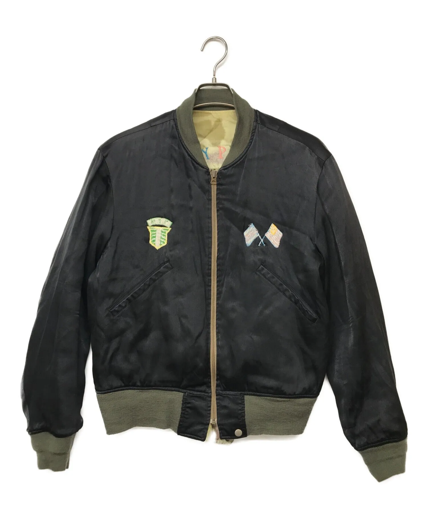 [Pre-owned] Y's for men Vietnam Embroidery Reversible Flight Jacket MT-Y14-602