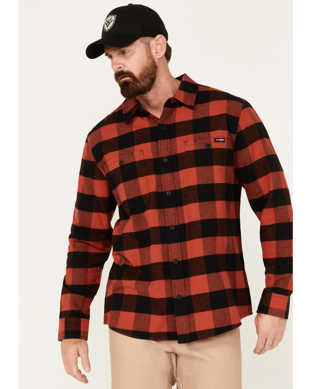 Product Name:  Hawx Men's Buffalo Plaid Print Flannel Work Shirt