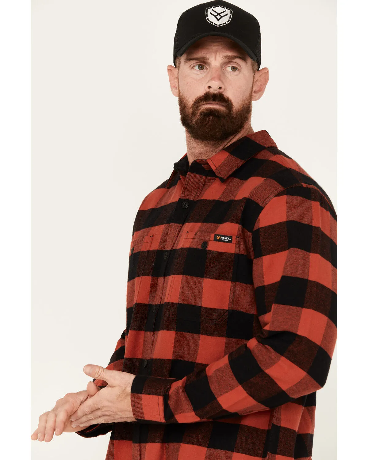 Product Name:  Hawx Men's Buffalo Plaid Print Flannel Work Shirt