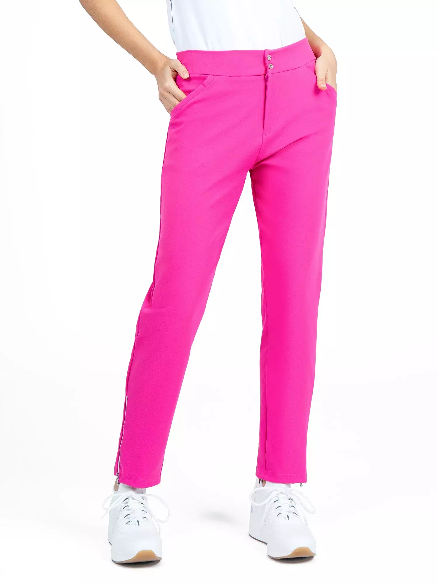 Quick Dry Women's Camila Golf Pant - Raspberry Pink