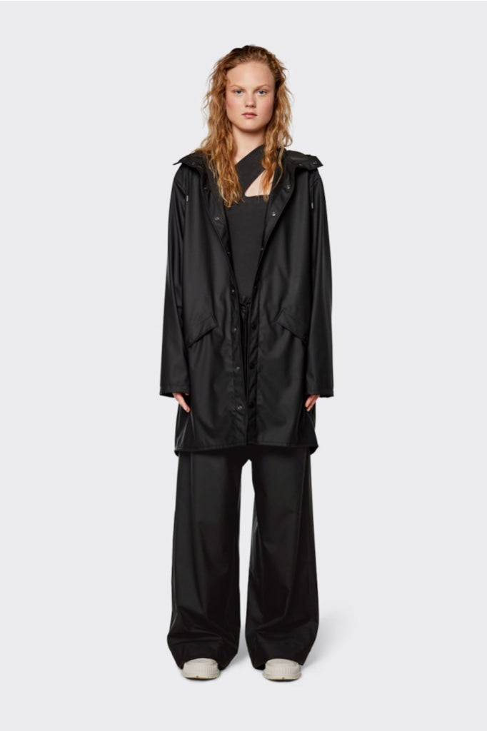 Rains - Long Jacket - Black