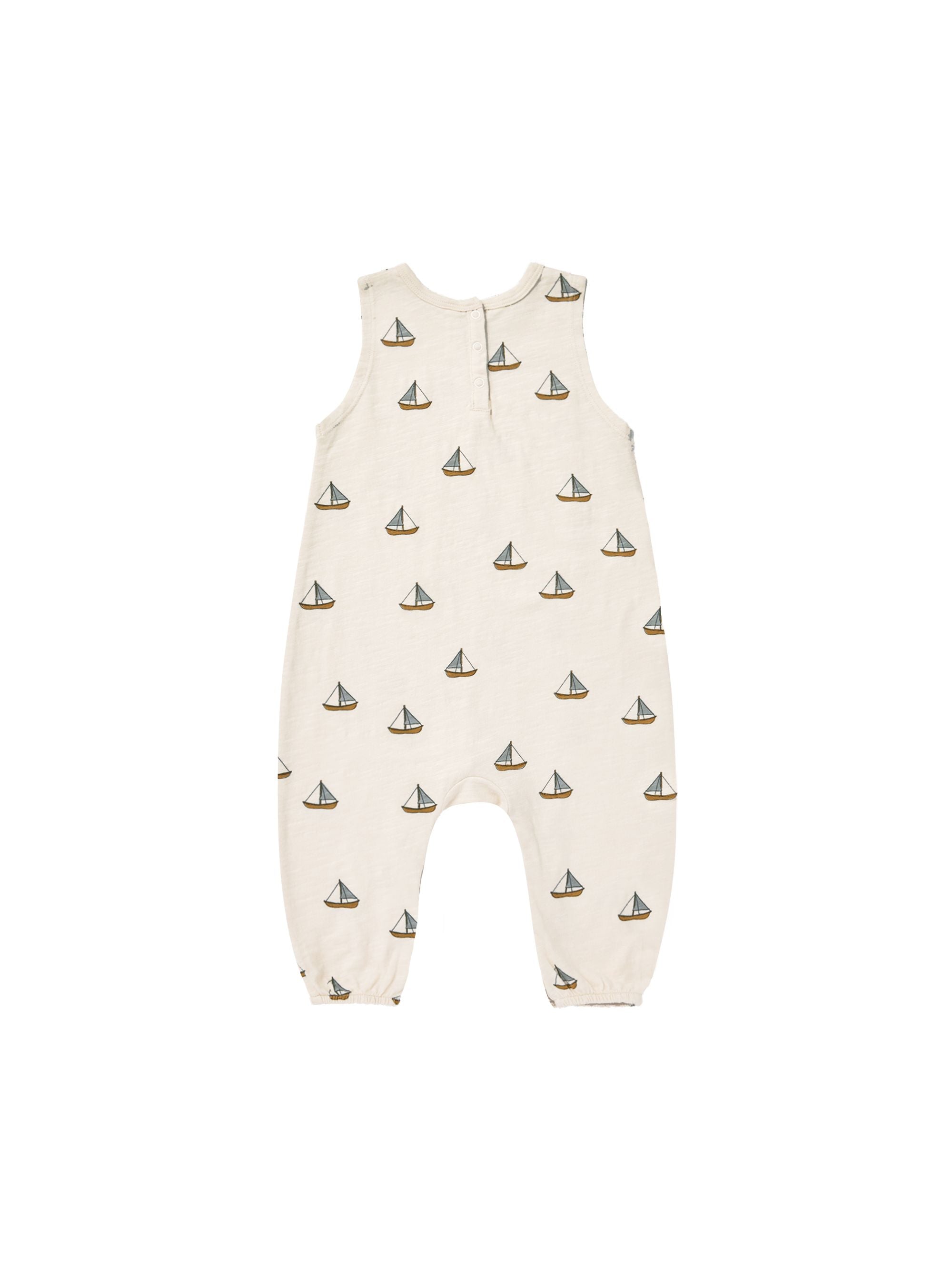 Rylee & Cru - Natural Sailboats Mills Jumpsuit