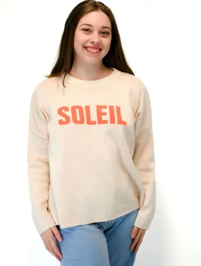 Soleil Sweater in Natural/Orange