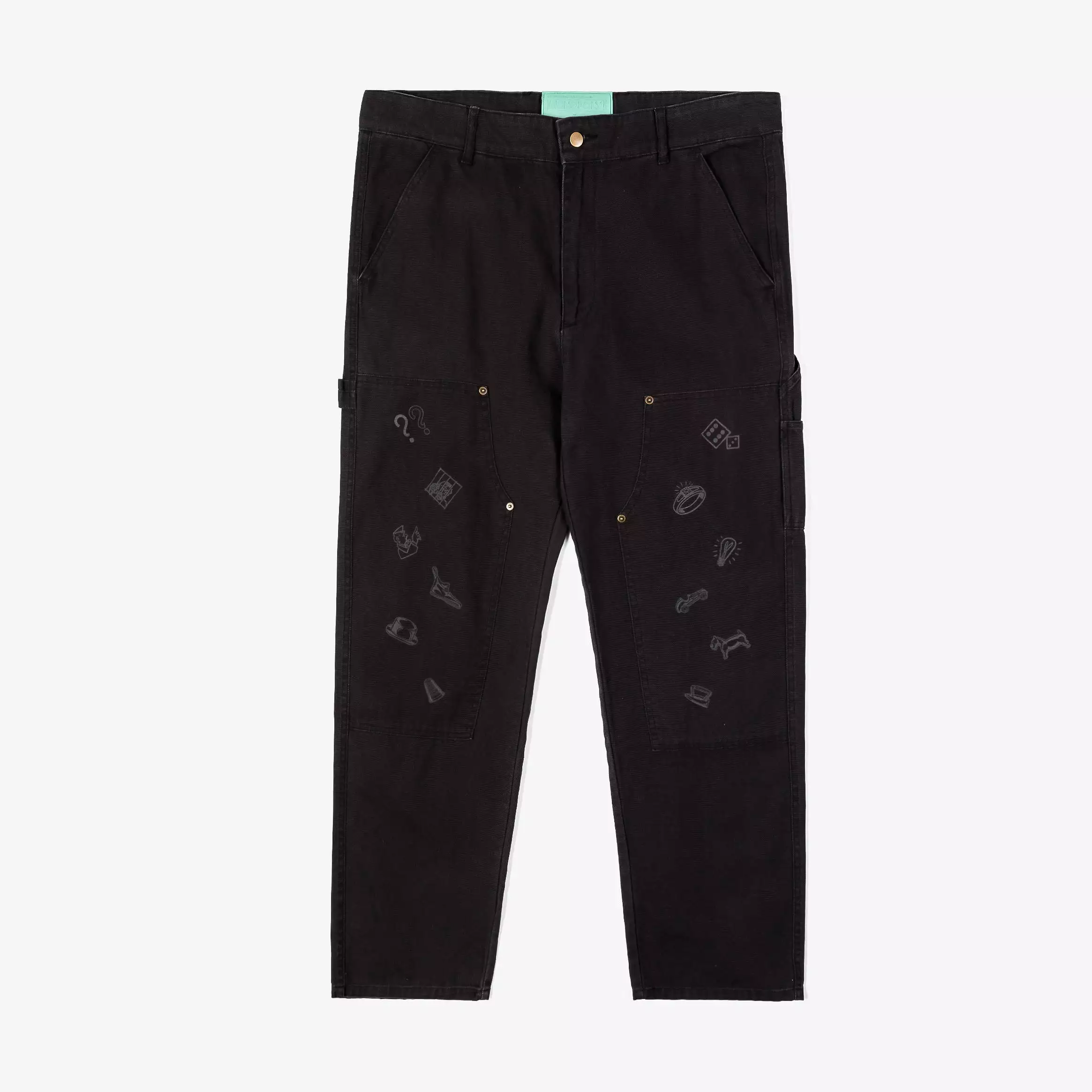 SP x Monopoly Icon Mens Pants (Grey/Black)