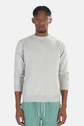 Stone Wash Crewneck Sweater - White