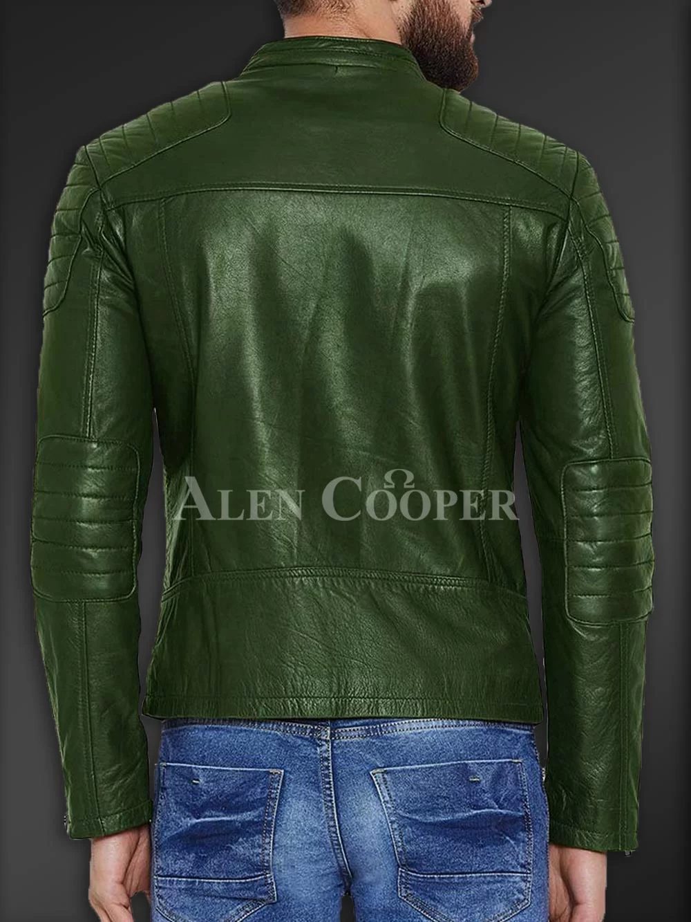 Stylish and comfortable real leather jacket for men