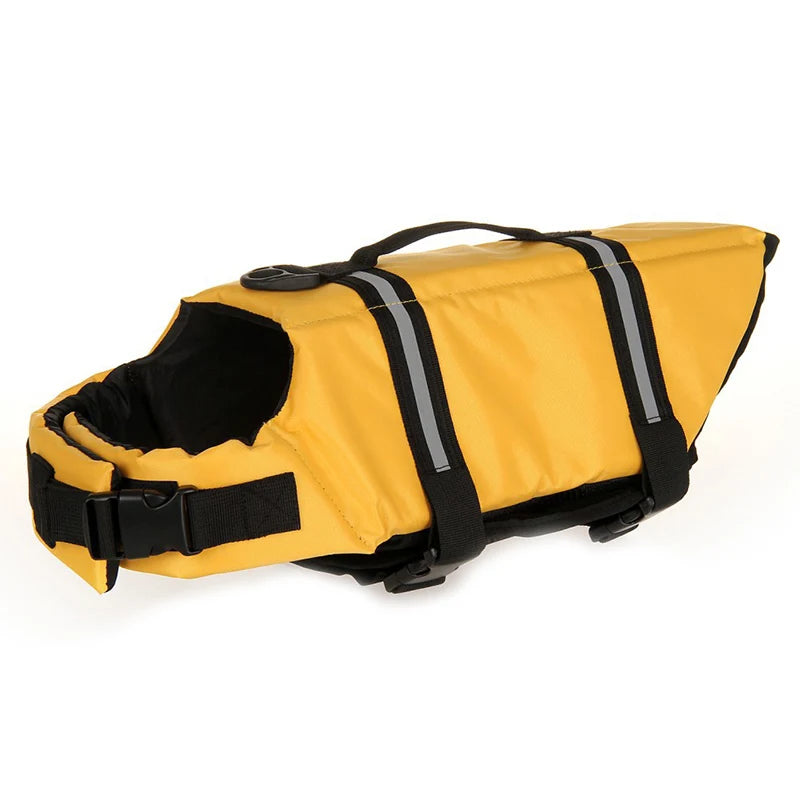 Summer Dog Fun & Safety: Adjustable Life Jacket & Swimwear, Reflective & Breathable, Great for Pool, Beach, & More!