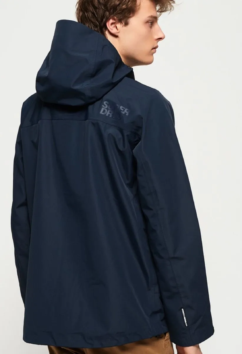 Superdry Hydrotech Softshell Hooded Jacket Navy