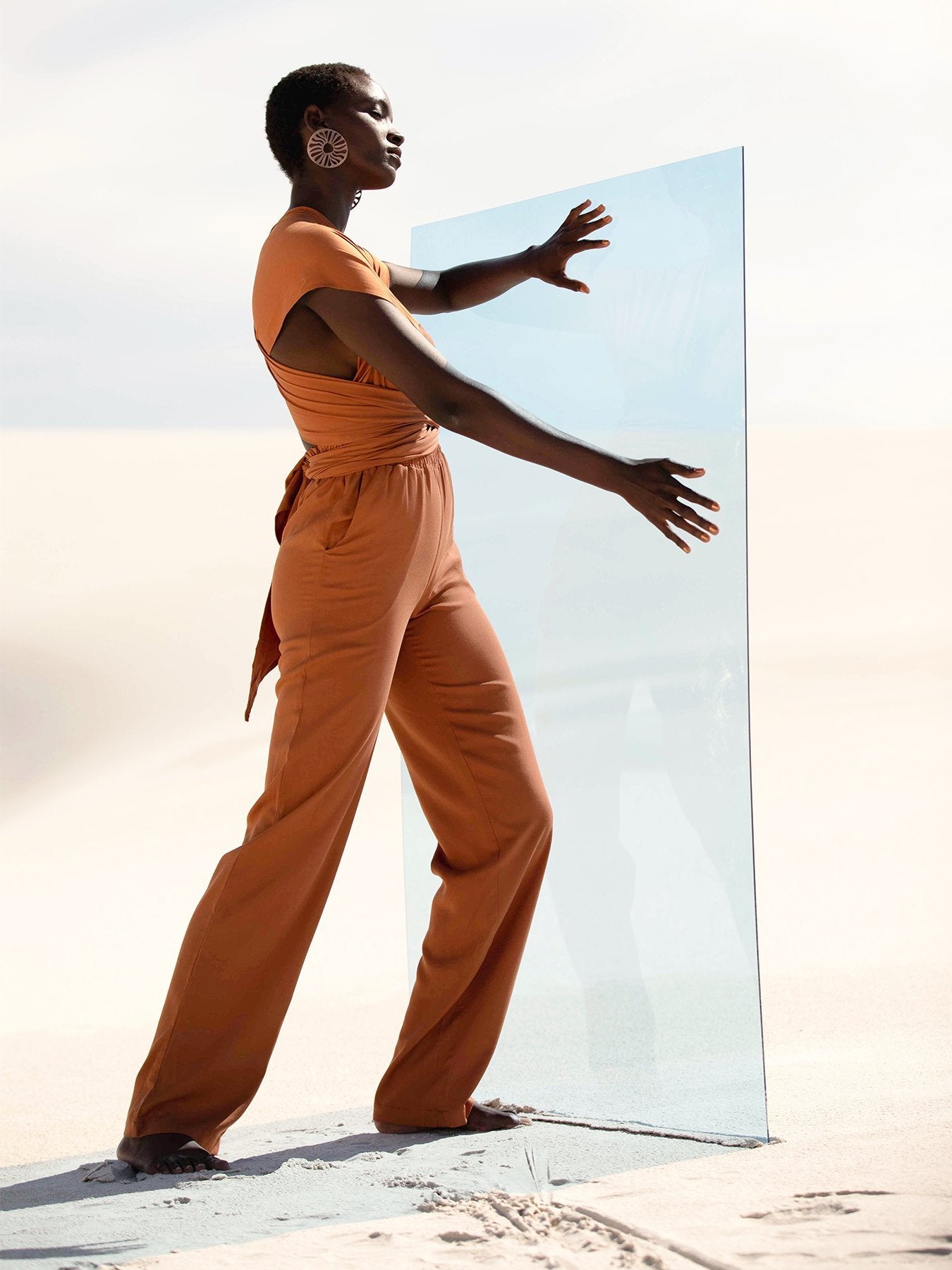 Sustainable UMY Jumpsuit - Solid Rust