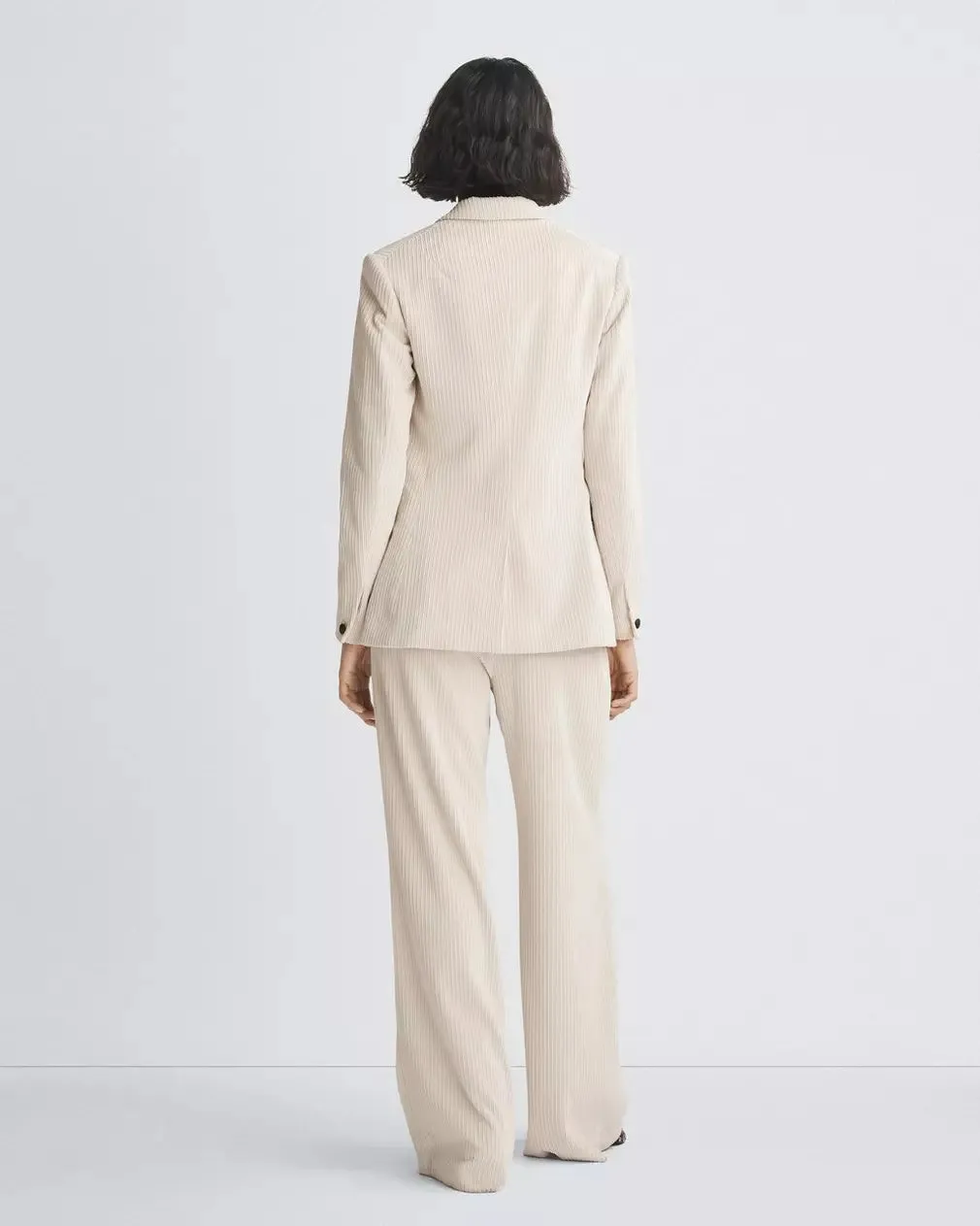 Tessa Corduroy Blazer - Ivory