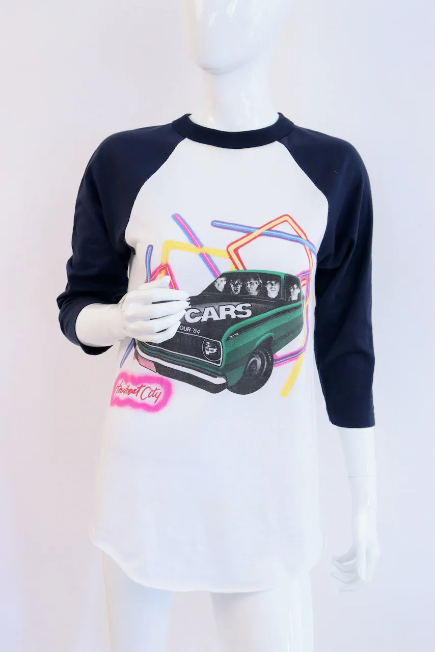 THE CARS Tour 1984 Vintage Concert T Shirt