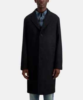 The Kooples Long Coat In Wool Blend