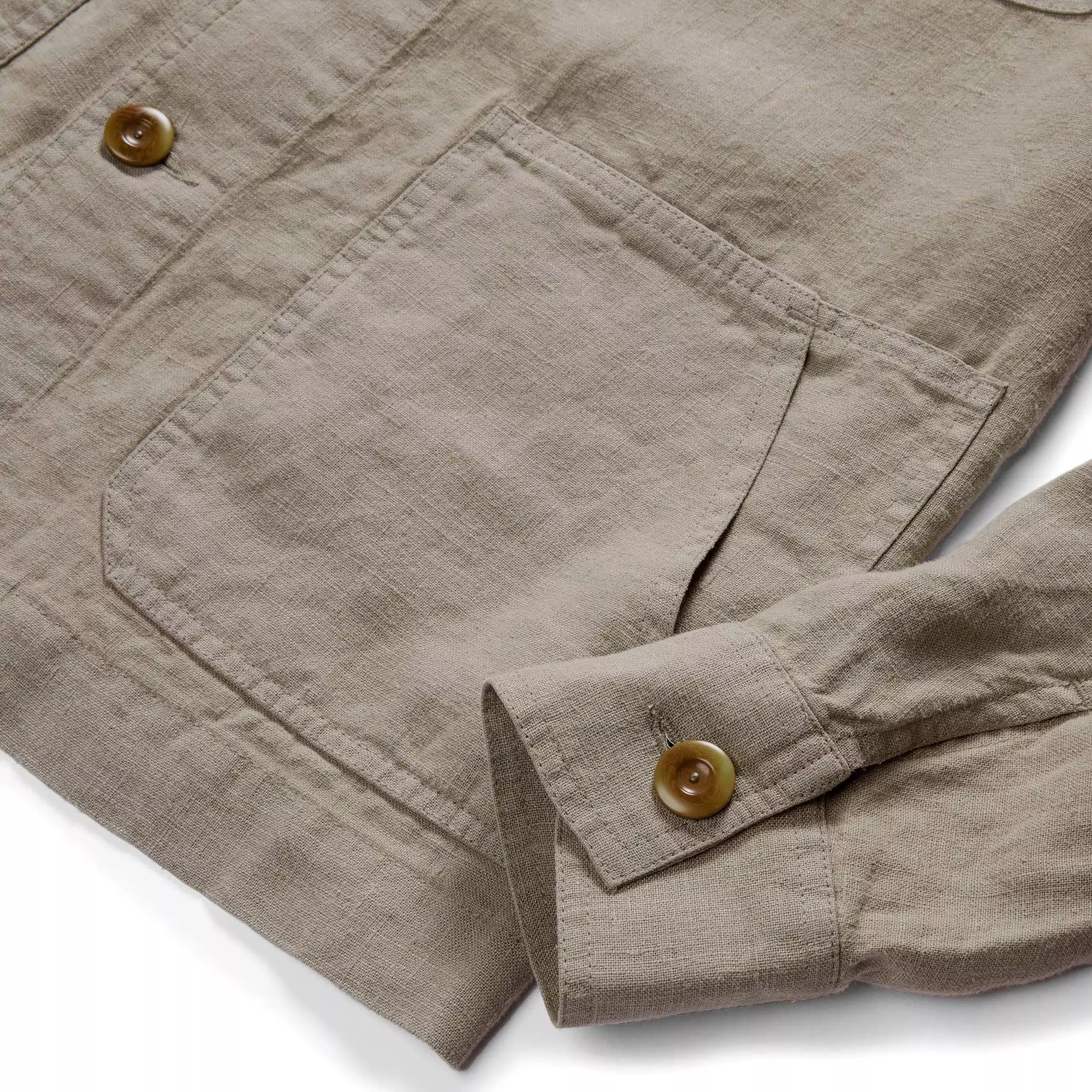 The Ojai Jacket in Arid Eucalyptus Hemp