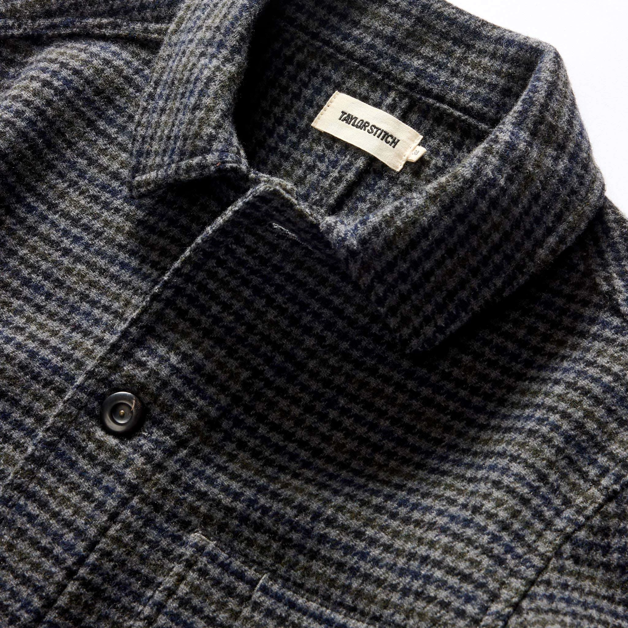 The Ojai Jacket in Ash Guncheck Wool