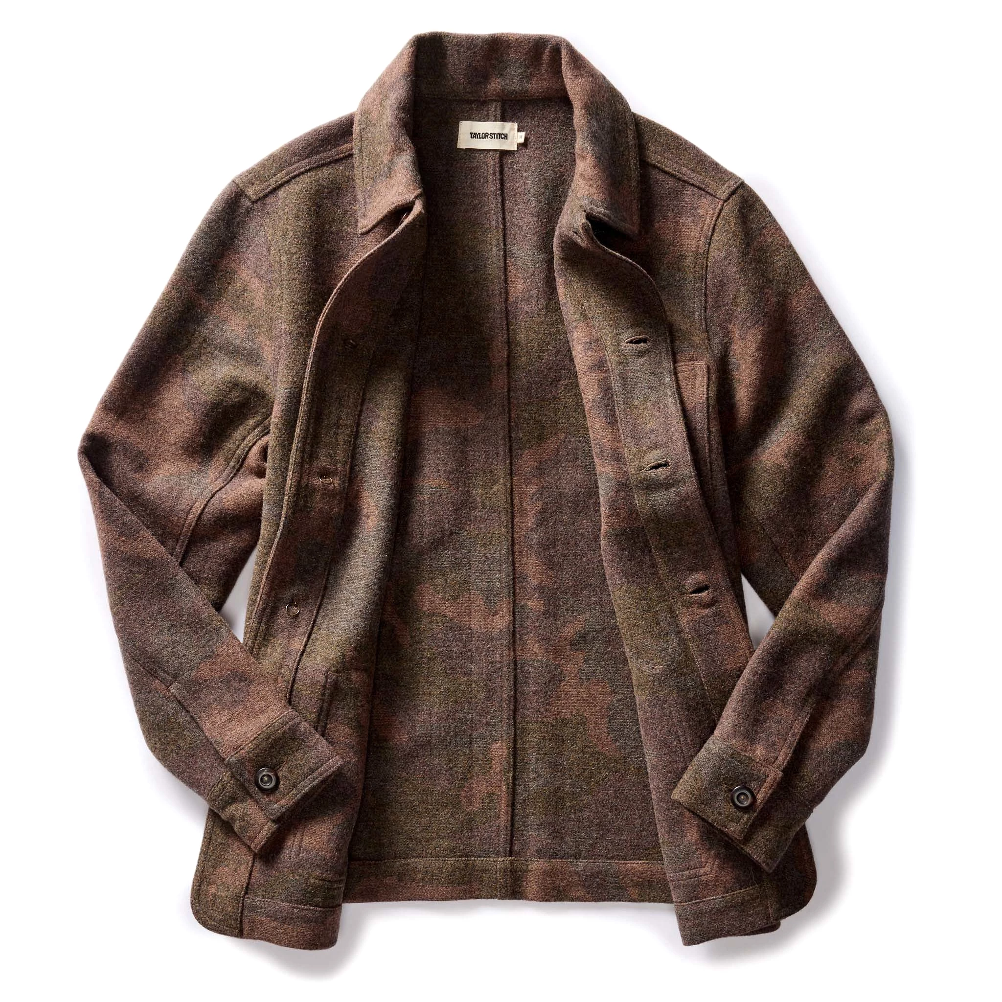 The Ojai Jacket in Heathered Camo Wool