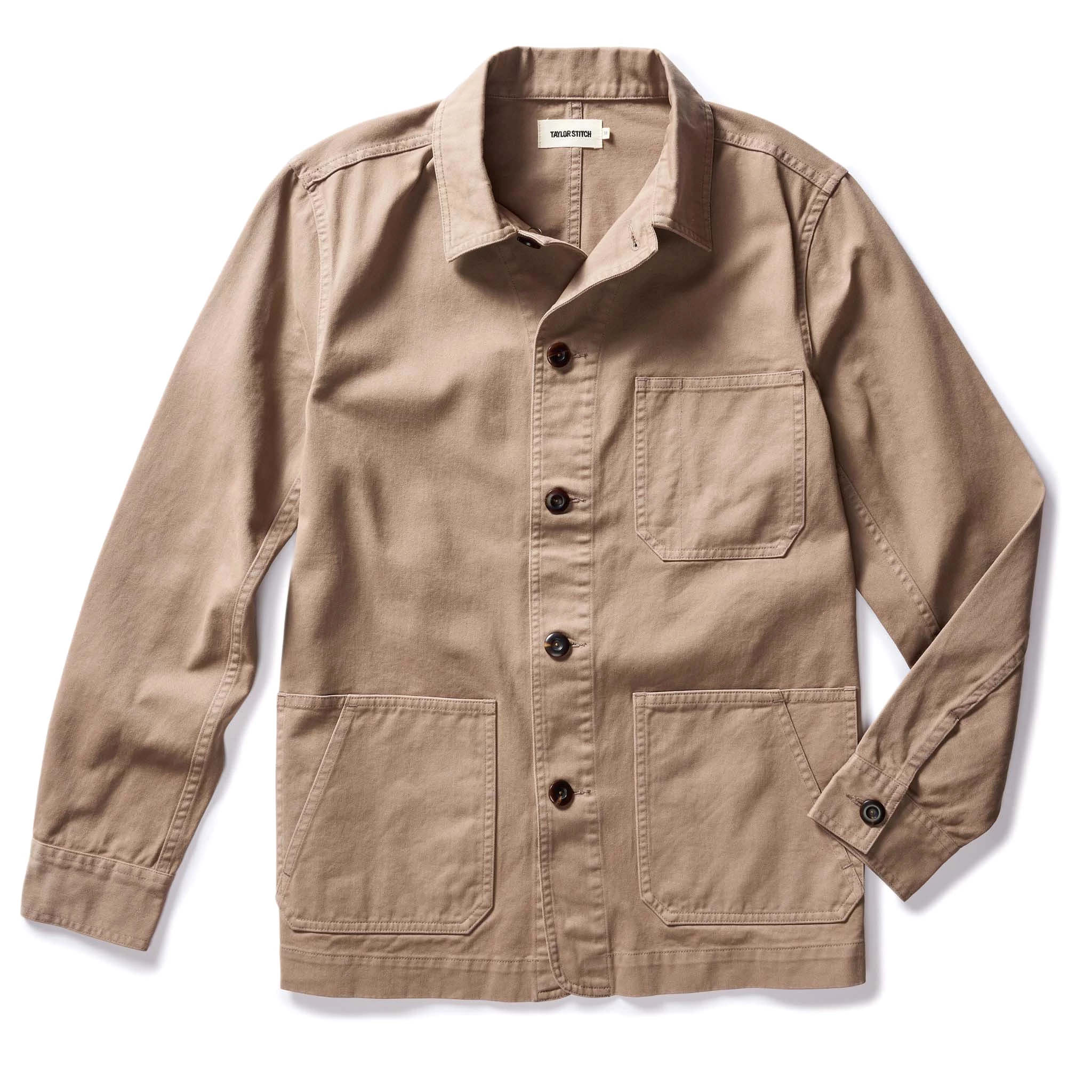 The Ojai Jacket in Organic Dried Earth Foundation Twill