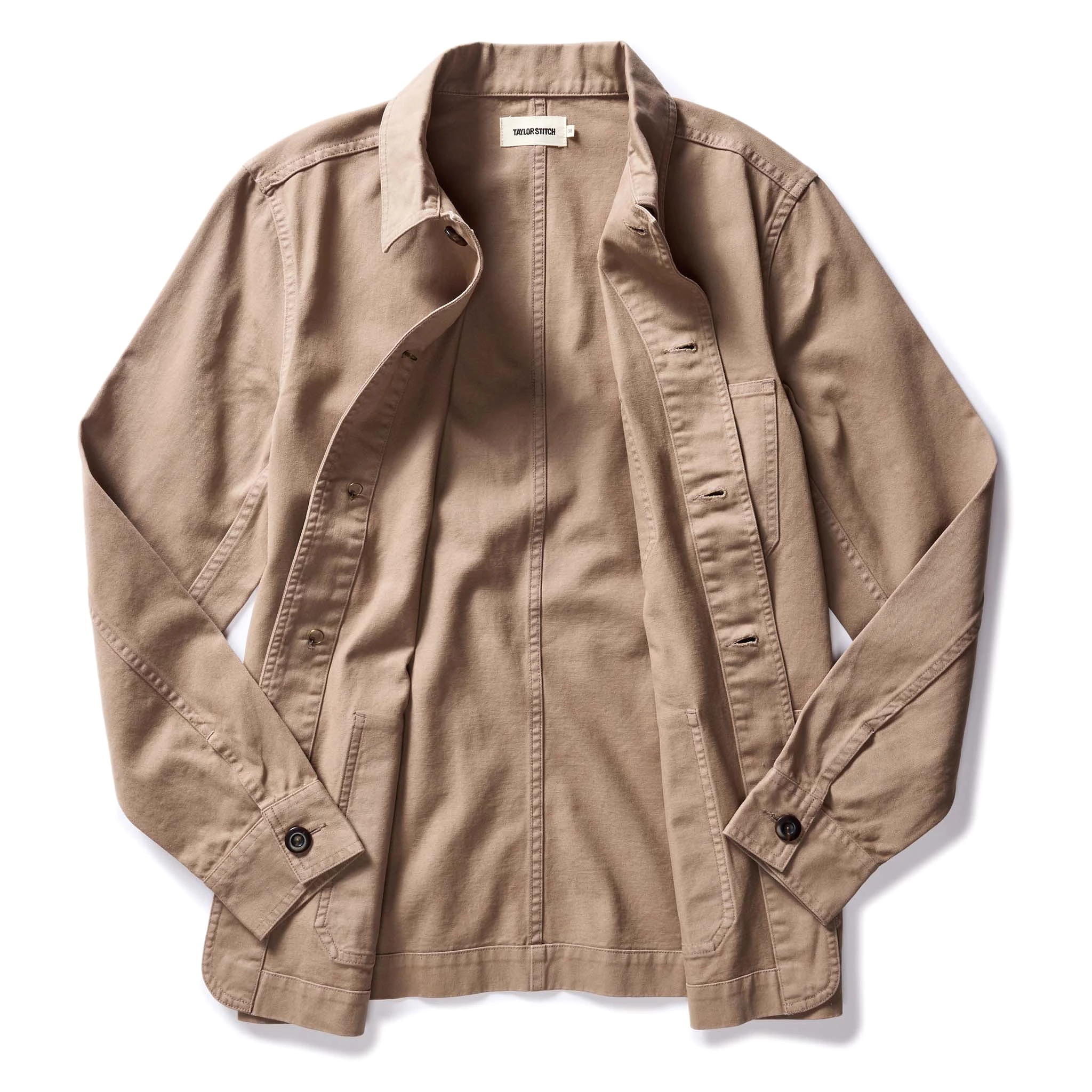 The Ojai Jacket in Organic Dried Earth Foundation Twill