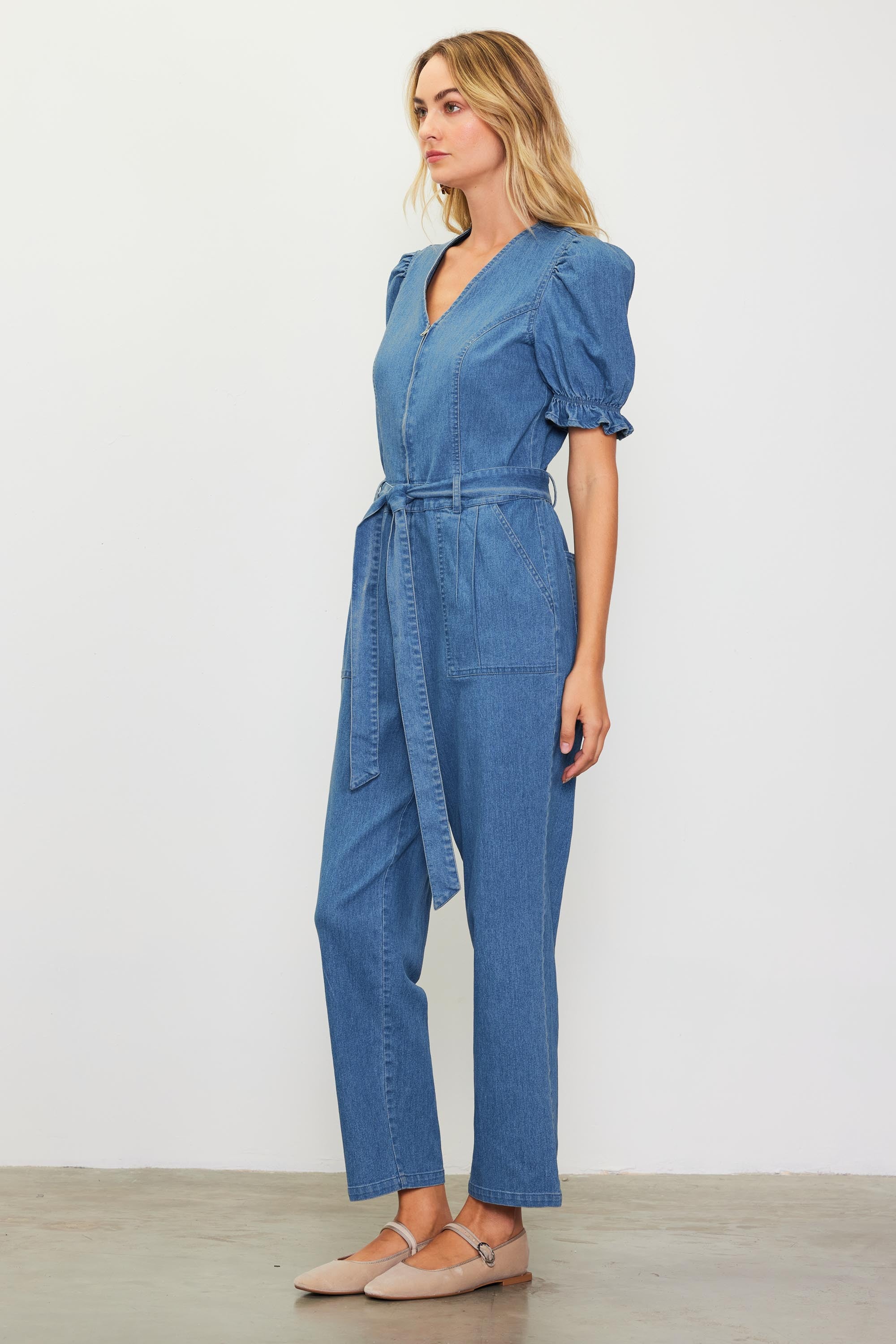 The Sutton Denim Jumpsuit