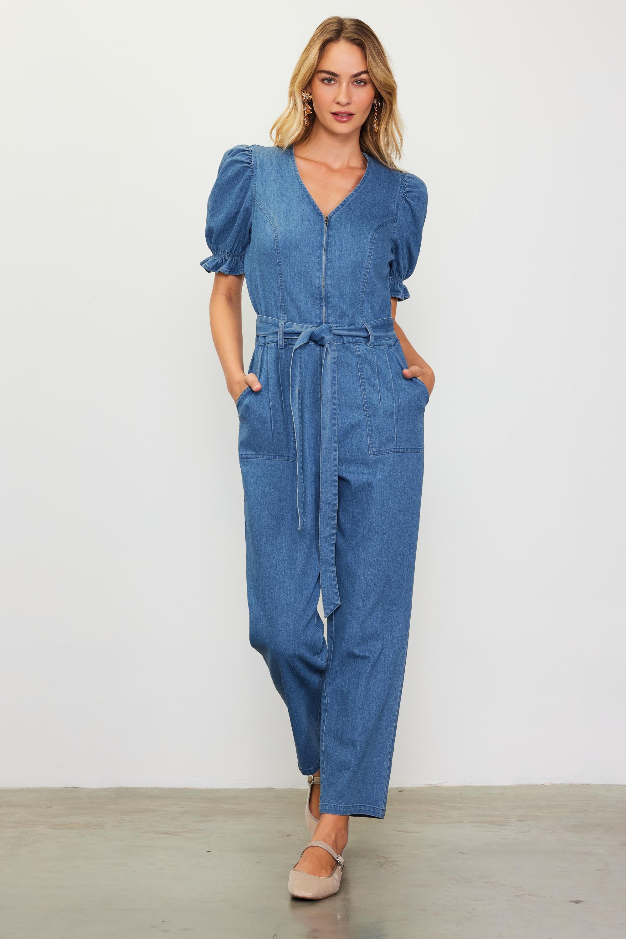 The Sutton Denim Jumpsuit