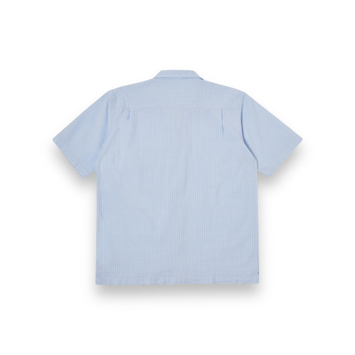 Universal Works Camp II Shirt Onda Cotton 30669 pale blue