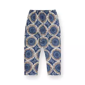 Universal Works Kyoto Work Pant hokkoh print navy 28131