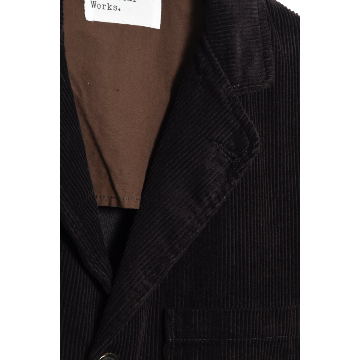 Universal Works Three Button Jacket 29518 Cord licorice