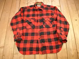 Vintage 1970s Pilgrim Buffalo Plaid Button Up Shirt / 1970s Button Up / Vintage Flannel / True Vintage