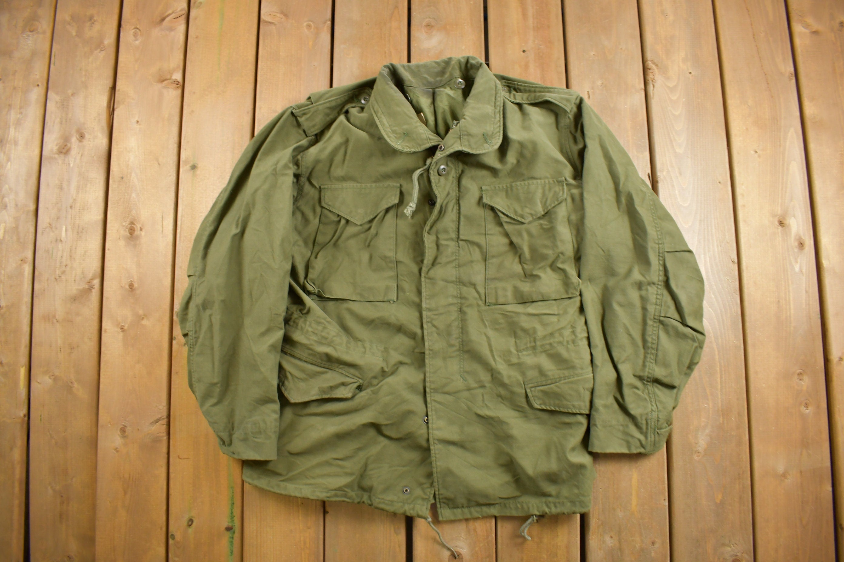 Vintage 1979 US Army Military Field Jacket / Button Up Jacket / US Army Green / Vintage Army / Militaria / Army Jacket / True Vi