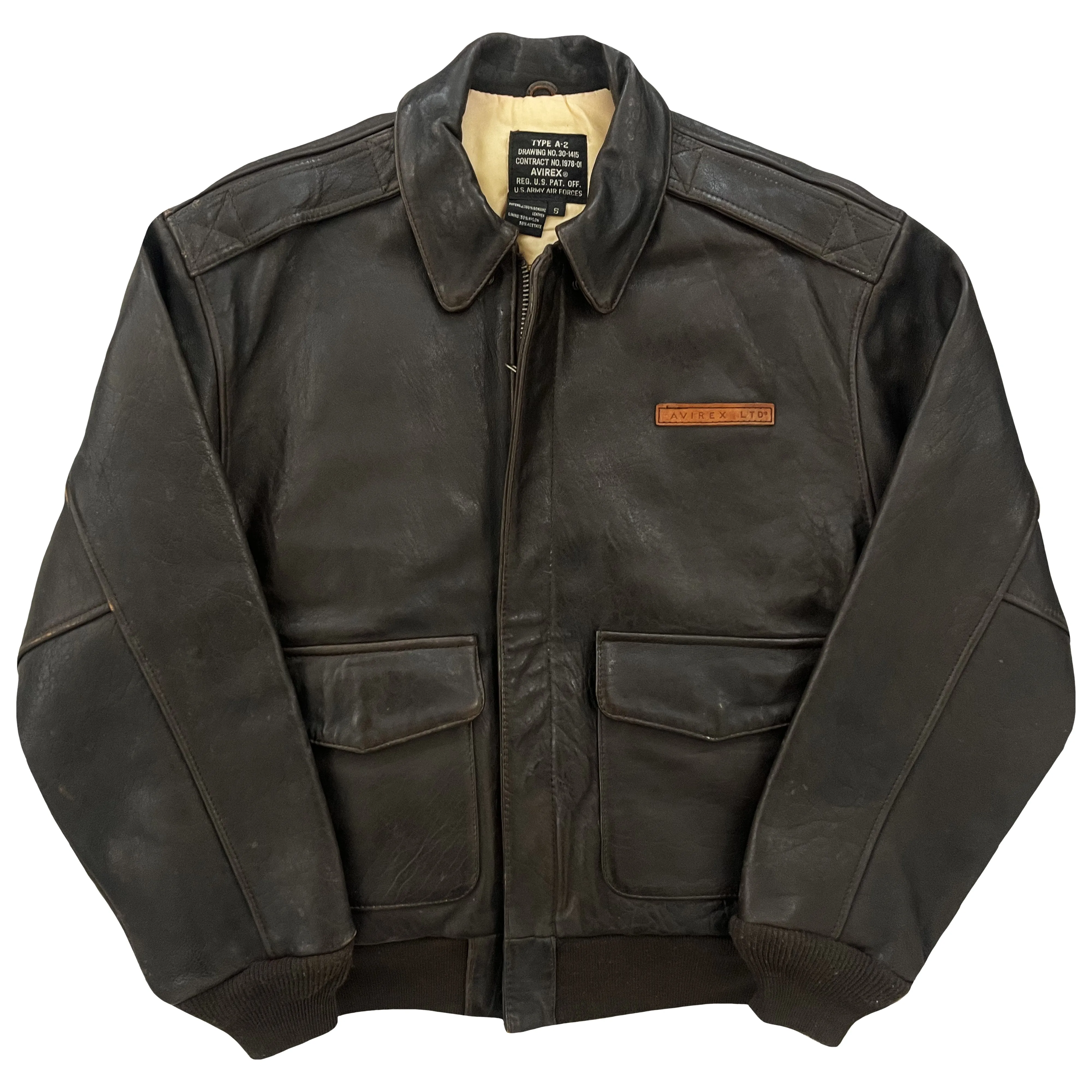 Vintage Avirex Leather Flight Jacket