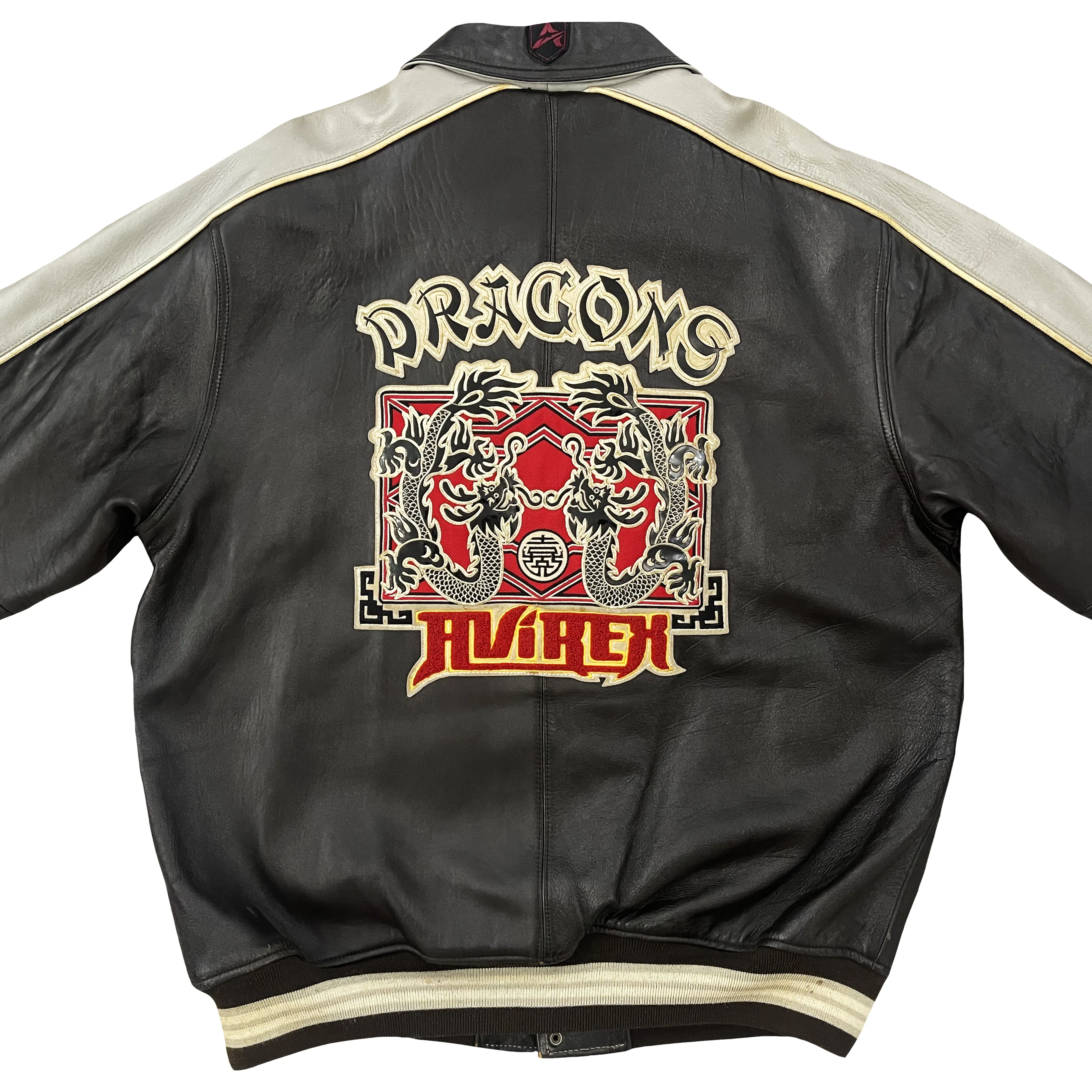 Vintage Avirex Leather Varsity Jacket