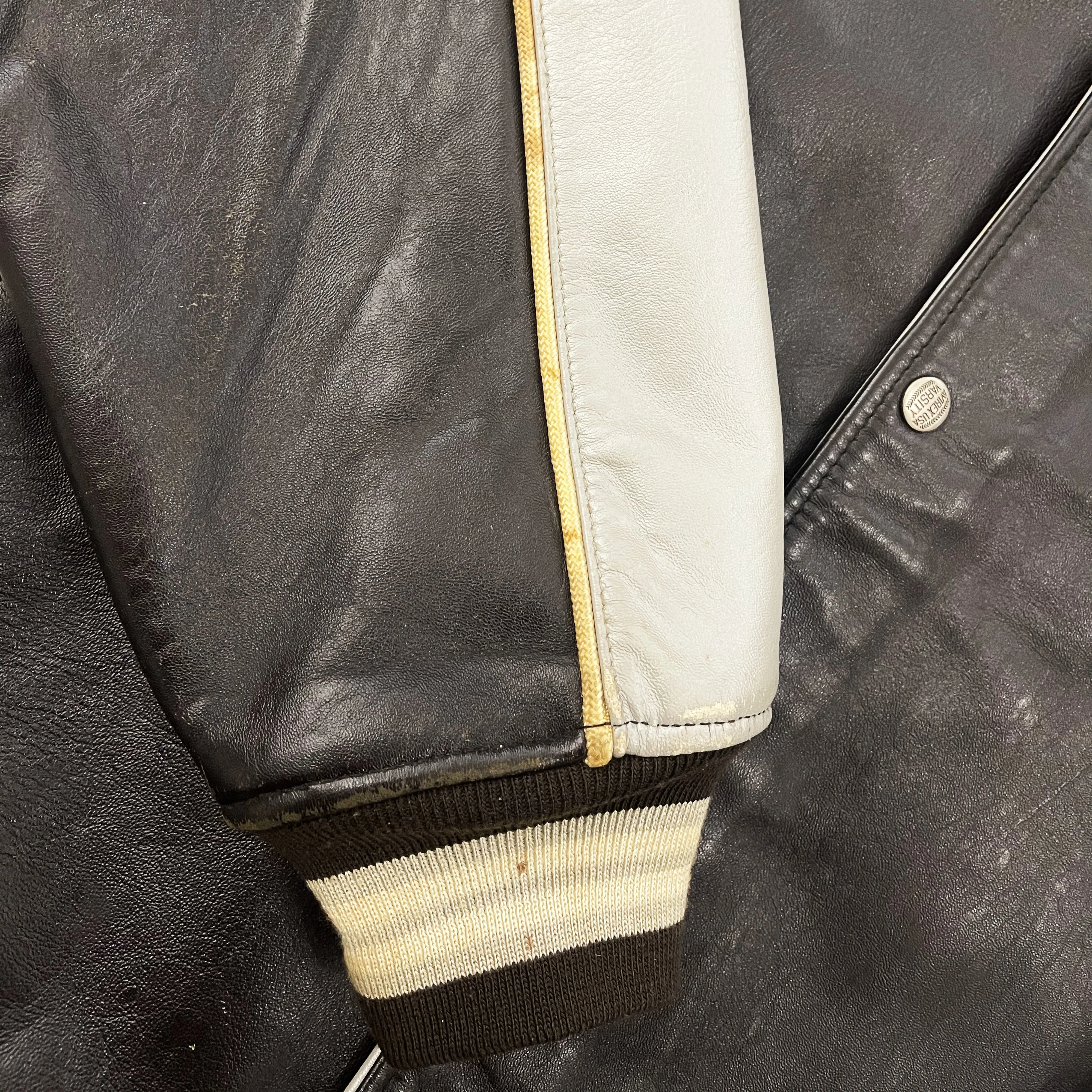 Vintage Avirex Leather Varsity Jacket