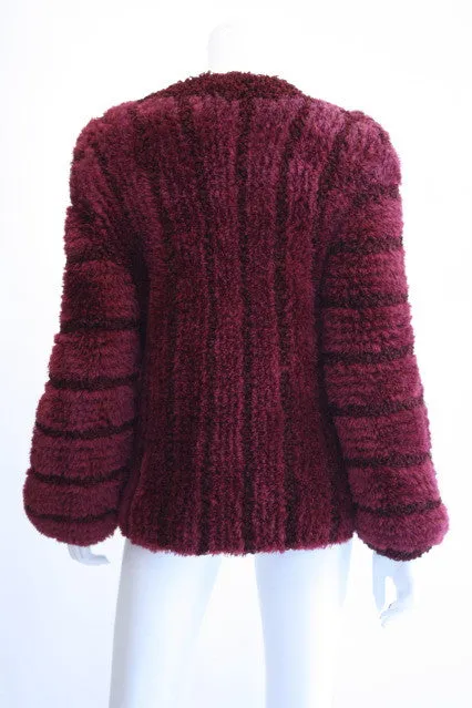 Vintage Fuzzy String Sweater