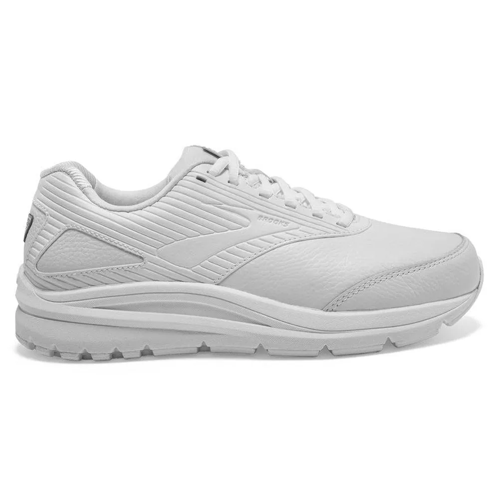 Women's Brooks Addiction Walker 2, White/White, 12 2E Extra Wide