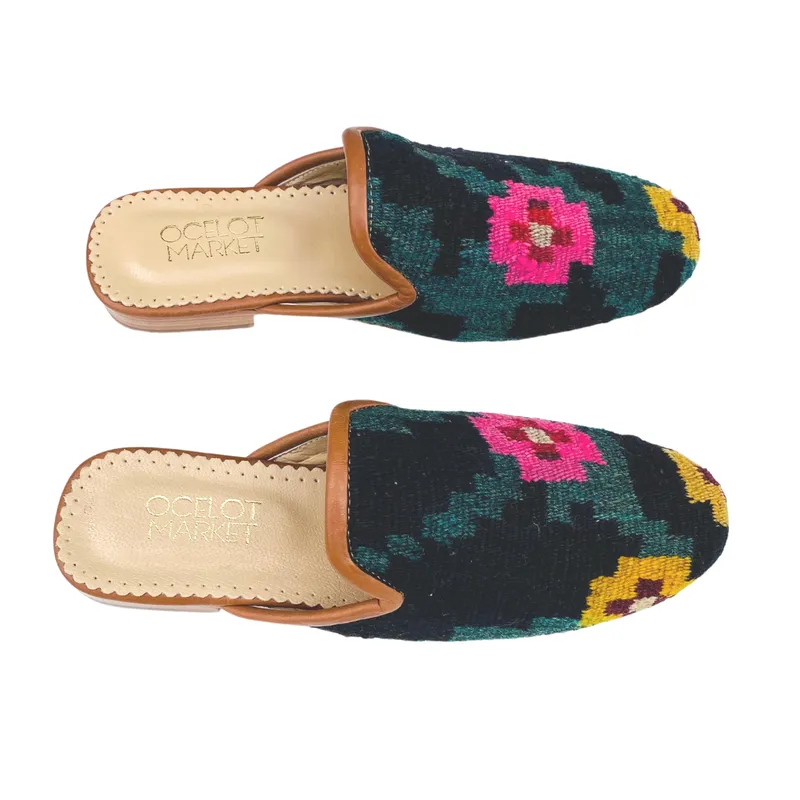 Women's Turkish Kilim Mule 9