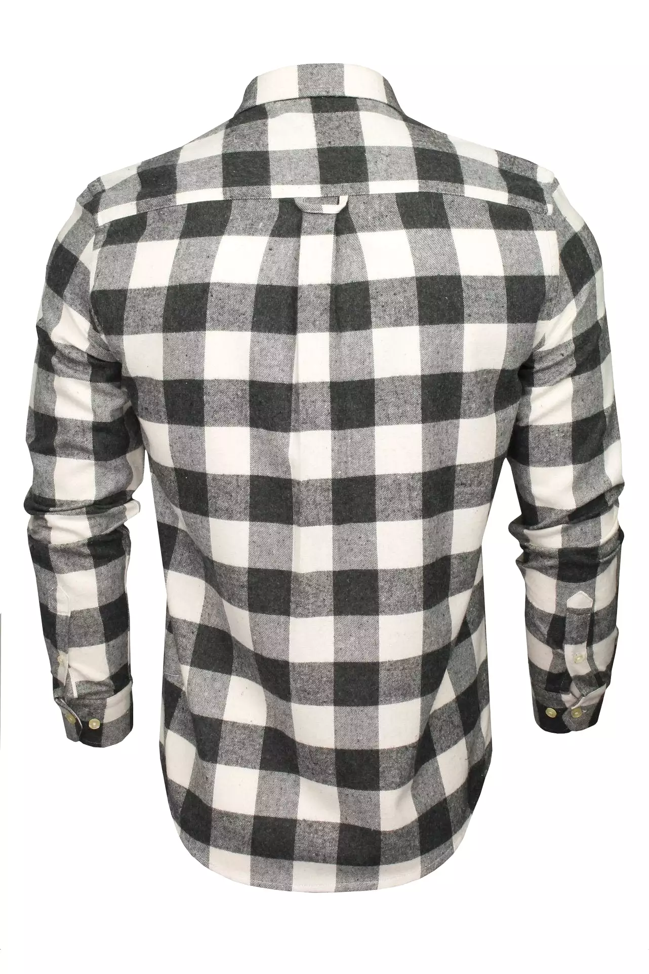 Xact Mens Soft Flannel Buffalo Check Shirt - Long Sleeved