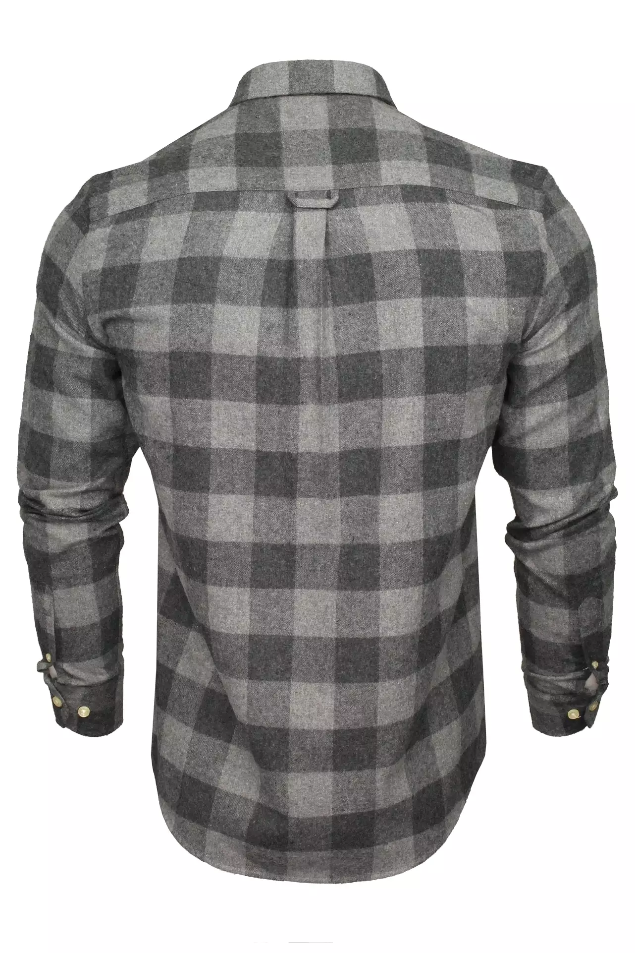 Xact Mens Soft Flannel Buffalo Check Shirt - Long Sleeved