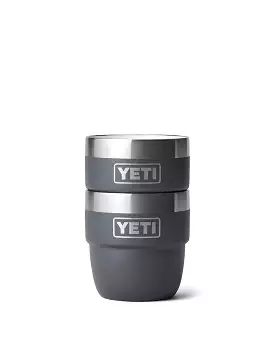 Yeti Espresso Cup 4oz 2 Pack Charcoal