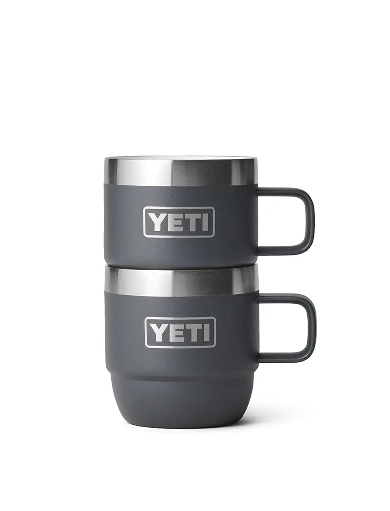 Yeti Espresso Cup 6oz 2 Pack Charcoal